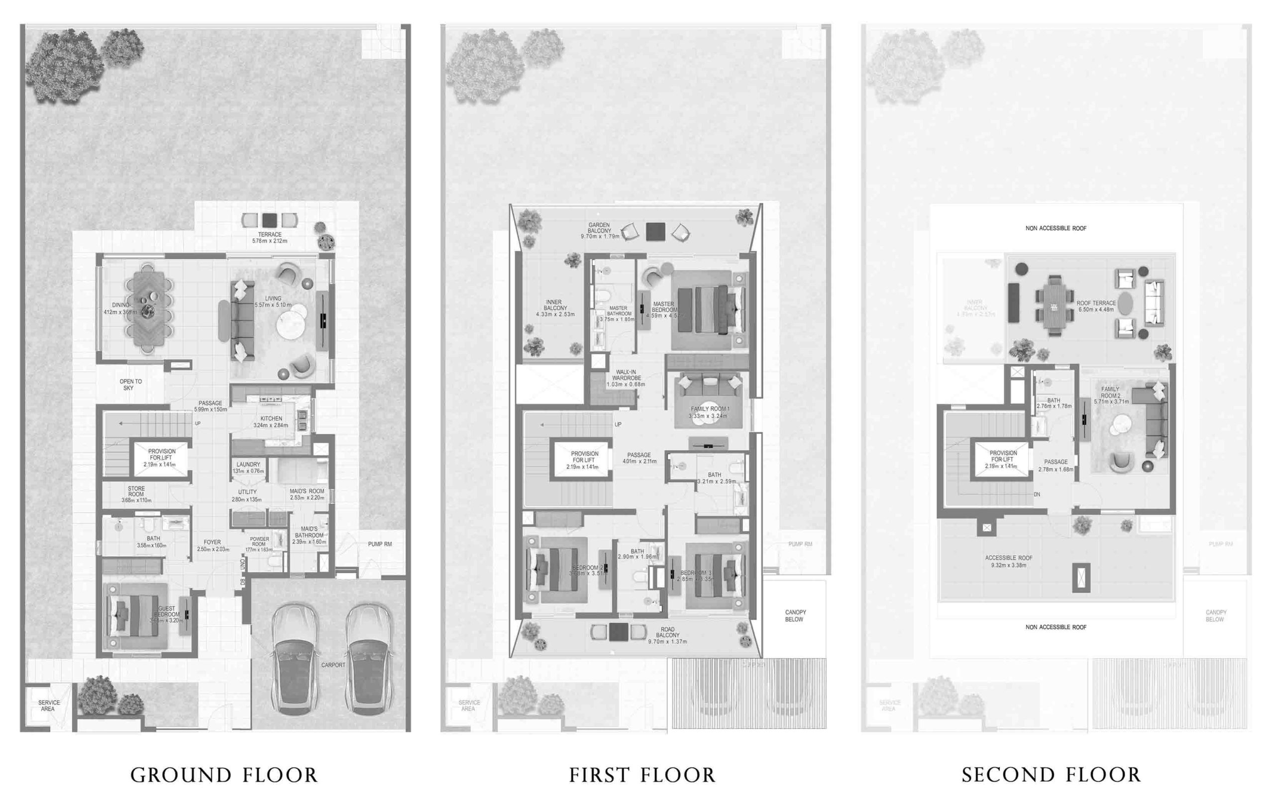 Parkgate - Dubai hills - Royal-Majestic - 4BR - Type 1