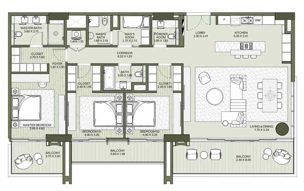 Plaza-Central-Park-Royal-Majestic-3-BR